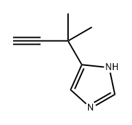 5-(2-methylbut-3-yn-2-yl)-1H-imidazole Structure