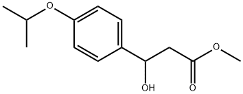 Methyl β-hydroxy-4-(1-methylethoxy)benzenepropanoate Structure