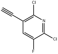 2,6-Dichloro-3-ethynyl-5-fluoropyridine Structure