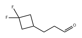 3-(3,3-difluorocyclobutyl)propanal Structure