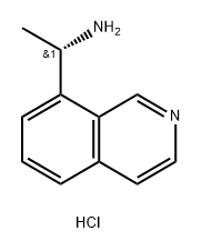 8-Isoquinolinemethanamine, α-methyl-, hydrochloride (1:1), (αS)- Structure