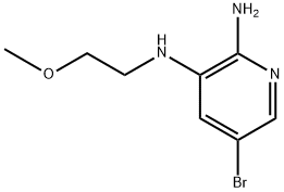 5-Bromo-N3-(2-methoxyethyl)pyridine-2,3-diamine Structure