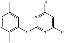 4,6-Dichloro-2-(2,5-dimethylphenyl)thiopyrimidine Structure