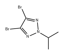 4,5-dibromo-2-isopropyl-2H-1,2,3-triazole Structure