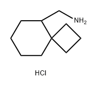 {spiro[3.5]nonan-5-yl}methanamine hydrochloride Structure