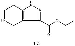Ethyl 4,5,6,7-tetrahydro-1H-pyrazolo[4,3-c]pyridine-3-carboxylate dihydrochloride Structure