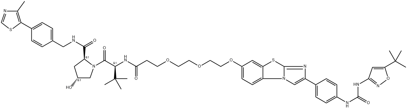 PROTAC FLT-3 degrader 1 구조식 이미지