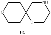 1,9-Dioxa-4-azaspiro[5.5]undecane, hydrochloride (1:1) Structure