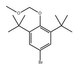5-bromo-1,3-di-tert-butyl-2-(methoxymethoxy)benzene Structure