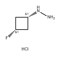 rel-[(1s,3s)-3-fluorocyclobutyl]hydrazine dihydrochloride 구조식 이미지