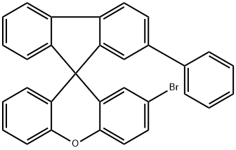 2′-Bromo-2-phenylspiro[9H-fluorene-9,9′-[9H]xanthene] Structure