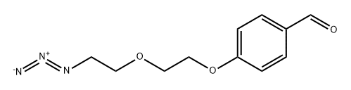 Benzaldehyde-PEG2-azide 구조식 이미지