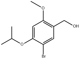 (5-Bromo-4-isopropoxy-2-methoxyphenyl)methanol Structure