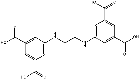 n,n'-bis(3,5-biscarboxyphenyl)ethylenediamine Structure