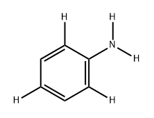 Benzen-2,4,6-d3-amine-d2 (9CI) Structure