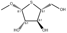 Arabinofuranoside, methyl 4-thio-, β-D- (8CI) Structure