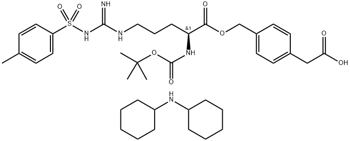 Boc-l-arg(tos)-o-ch2-f-ch2-cooh dcha Structure