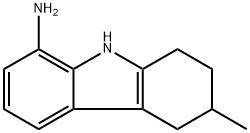 3-methyl-2,3,4,9-tetrahydro-1H-carbazol-8-amine Structure