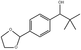 1-(4-(1,3-dioxolan-2-yl)phenyl)-2,2-dimethylpropan-1-ol Structure