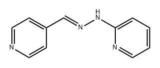 4-Pyridinecarboxaldehyde, 2-(2-pyridinyl)hydrazone, [C(E)]- Structure