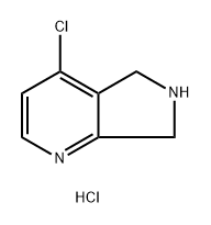 4-chloro-5H,6H,7H-pyrrolo[3,4-b]pyridine
dihydrochloride Structure