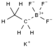 Potassium ethyl-d5-trifluoroborate Structure