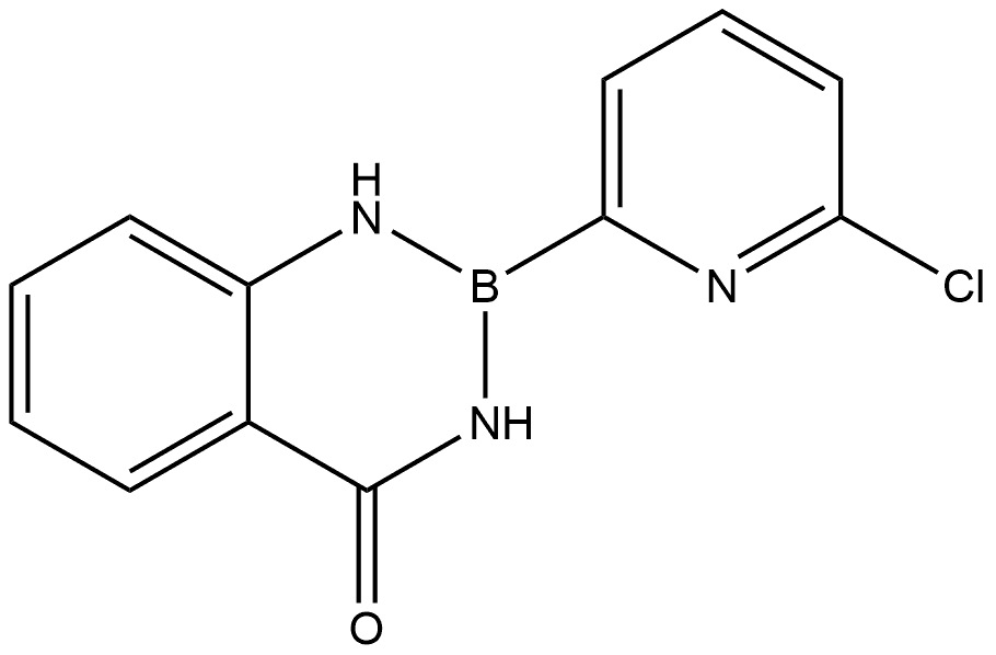 2-(6-Chloropyridin-2-yl)-2,3-dihydrobenzo[d][1,3,2]diazaborinin-4(1H)-one Structure