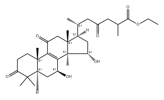 Ethyl ganoderate A Structure