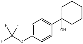 1-(4-(trifluoromethoxy)phenyl)cyclohexanol 구조식 이미지