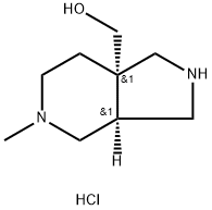 7aH-Pyrrolo[3,4-c]pyridine-7a-methanol, octahydro-5-methyl-, hydrochloride (1:2), (3aR,7aR)-rel- Structure