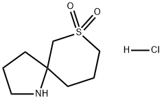 7-Thia-1-azaspiro[4.5]decane, 7,7-dioxide, hydrochloride (1:1) Structure