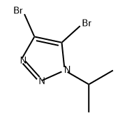 4,5-dibromo-1-isopropyl-1H-1,2,3-triazole Structure