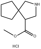 Methyl 2-azaspiro[4.4]nonane-4-carboxylate hydrochloride Structure