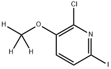 Pyridine, 2-chloro-6-iodo-3-(methoxy-d3)- 구조식 이미지