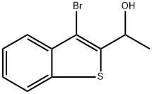 1-(3-bromobenzo[b]thiophen-2-yl)ethanol Structure