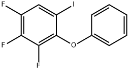 1,2,3-Trifluoro-5-iodo-4-phenoxybenzene Structure