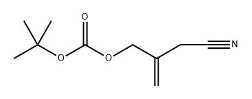 tert-Butyl (2-(cyanomethyl)allyl) carbonate Structure