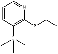 2-(Ethylthio)-3-(trimethylsilyl)pyridine Structure