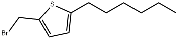 2-(Bromomethyl)-5-hexylthiophene Structure