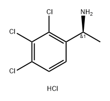 Benzenemethanamine, 2,3,4-trichloro-α-methyl-, hydrochloride (1:1), (αS)- Structure