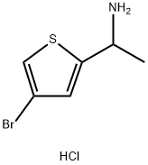 1-(4-BROMOTHIOPHEN-2-YL)ETHAN-1-AMINE HYDROCHLORIDE 구조식 이미지