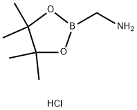 (4,4,5,5-Tetramethyl-1,3,2-dioxaborolan-2-yl)methanamine hydrochloride 구조식 이미지