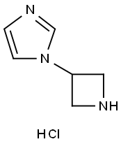 1-(Azetidin-3-yl)-1H-imidazole. Hydrochloride Structure