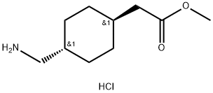 Methyl 2-(trans-4-(aminomethyl)cyclohexyl)acetate hydrochloride Structure