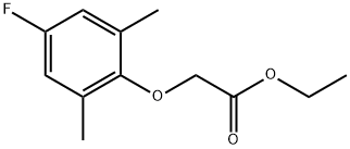 Ethyl 2-(4-fluoro-2,6-dimethylphenoxy)acetate Structure