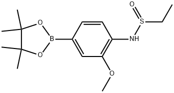 N-[2-Methoxy-4-(4,4,5,5-tetramethyl-1,3,2-dioxaborolan-2-yl)phenyl]ethanesulf... Structure