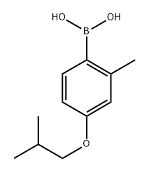 (4-isobutoxy-2-methylphenyl)boronic acid Structure