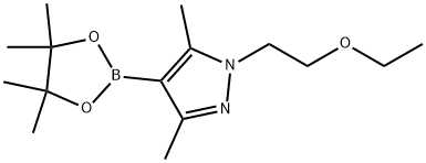 1-(2-ethoxyethyl)-3,5-dimethyl-4-(4,4,5,5-tetramethyl-1,3,2-dioxaborolan-2-yl)-1H-pyrazole Structure