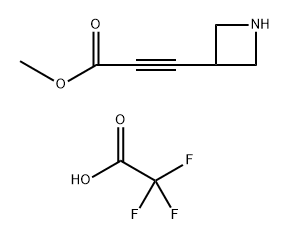 methyl 3-(azetidin-3-yl)prop-2-ynoate, trifluoroacetic acid 구조식 이미지
