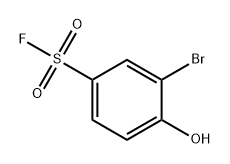 3-bromo-4-hydroxybenzene-1-sulfonyl fluoride 구조식 이미지